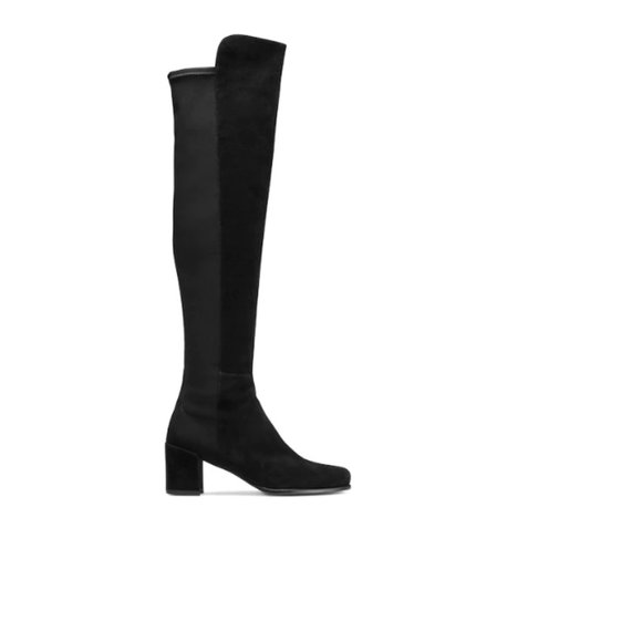 STUART WEITZMAN Gillian Suede Knee-High Boots - Picture 3 of 8